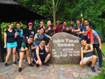 Trekking by experiencing nature in its pristine form at Bukit Timah Nature Reserve